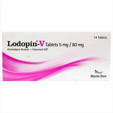 Picture of Lodopin V 5/80mg Tab 14x1s